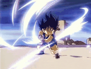 Goku's Beam Emission