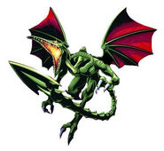 Ridley (Metroid) lives up to his title of "Cunning God of Death," surviving being injured in a raid on colony K-2L by eating the dead bodies...