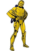 Goldface's (DC Comic) made him a living auric energy conductor who could turn anything he focuses on into solid gold.