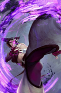 Juri Han (Street Fighter) can manipulate her own unique mix of Psycho Power & Satsui no Hado.