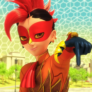 With the use of Sublimation, Rooster Bold (Miraculous: Tales of Ladybug & Cat Noir) can gain any superpower he desires.