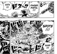 Jinbei (One Piece) was able to break Who's Who's fingers by blocking his attack with Haki.