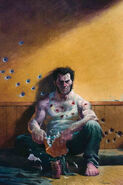 Wolverine (Marvel Comics) has been shot with bullets....