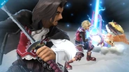 Shulk's (Super Smash Bros. for Wii U and 3DS) Final Smash, Chain Attack.