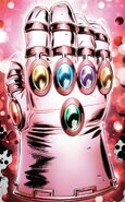 …if they all are held in the Infinity Gauntlet, the bearer will gain nigh-omnipotent power.