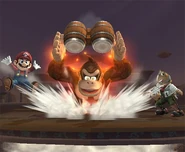 Donkey Kong's (Super Smash Bros. Brawl) Final Smash, Konga Beat.