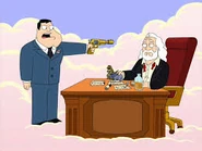 God (American Dad) created Heaven which contains personal paradises for every saved soul.