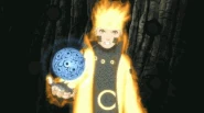 After inheriting the Sage of the Six Paths' powers, Naruto (Naruto) combines his Rasengan with Shukaku's Magnet Release to create the Sage Art: Magnet Release Rasengan.