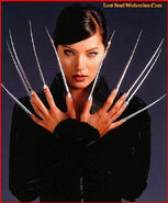 Lady Deathstrike (Marvel: X-men 2) with her ability.