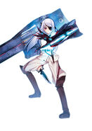 Laura Bodewig (Infinite Stratos) has utmost marksmanship in wielding the railgun of her IS Shwarzer Rege