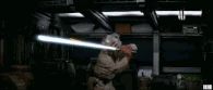 Jedi like Luke Skywalker (Star Wars) learn to block blaster bolts with their vision blocked so they use the Force rather than trying to react to what they're seeing.