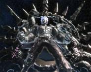Ascending to become "Asura the Destructor", Asura (Asura's Wrath) possesses power rivaling or even surpassing Chakravartin.