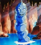 Crystal Onix.png (451 KB) Due to its unique composition, the Crystal Onix (Pokémon) is immune to water and Water-type attacks, unlike other Onix.