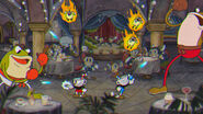 Thanks to a magic potion, Cuphead and his brother Mugman (Cuphead) can fire various energy attacks from their fingertips.