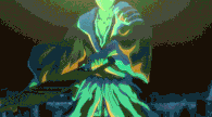 Ichigo Kurosaki (Bleach) Getsuga Jujisho.gif (6.48 MB) Ichigo Kurosaki (Bleach) using Getsuga Jūjishō to fire a crossing wave of spiritual life-energy.