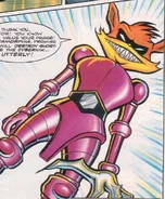 Metamorphia (Sonic the Comic) can adapt certain powers along with her shapeshifting form; for example, by morphing into Sonic, she can mimic his speed.