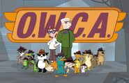 O.W.C.A. agents (Phineas and Ferb) of the Organization Without a Cool Acronym.