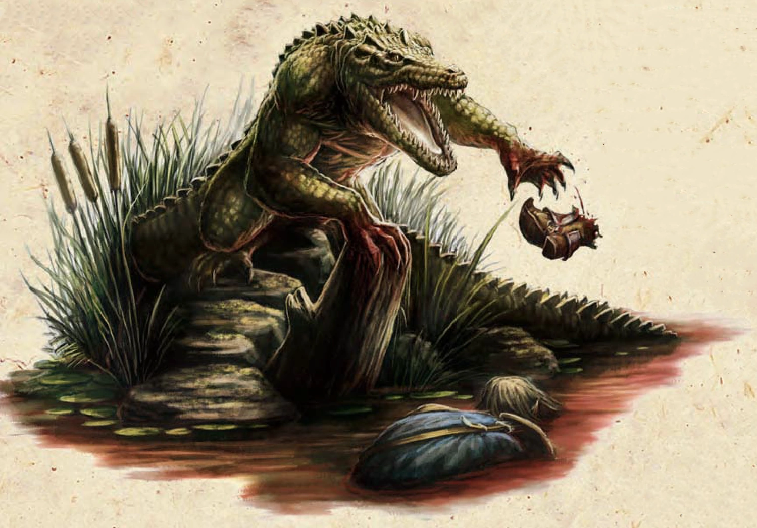Человекоподобный крокодил