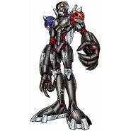 HiAndromon (Digimon) is an Android Digimon made from some of the most advanced technology in the Digital world.