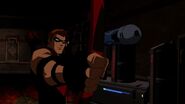 As he was personally by Oliver Queen/Green Arrow, Red Arrow (Young Justice) possesses incredible accuracy on the peak of human marksmanship.