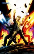 Franklin Richards (Marvel Comics) using telekinesis.