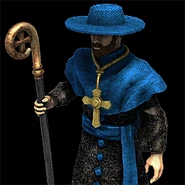 A Catholic Monk (Age of Empires II) available for the Italians, Portuguese, and Spanish