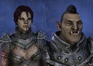 Orsimer (The Elder Scrolls Series) are a more brutish species of Elf. Despite being more barbaric and tribal, than their elegant cousins.