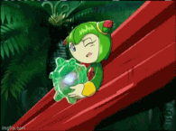 Cosmo \(Sonic X\) unlock a Planet Egg's power to grow
vines.