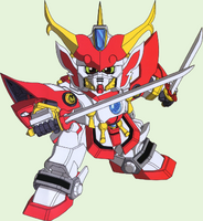 Bakunetsumaru (Superior Defender Gundam Force) the Blazing Samurai.