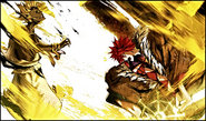 Hakaki Sakagami (Kajiri Kamui Kagura) defeating a nigh omnipotent Hajun.