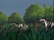 ...the serum allows him to become faster to outrun any animal at full speed...