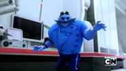 ...and Eggman himself being transformed into a clone of Sonic after being force-fed a cookie infused with Sonic's DNA.