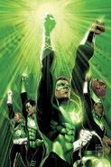 Green Lanterns (DC Comics) can travel in time using their rings.