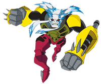 Ultimate Aggregor (Ben 10 series) in his mutated form.