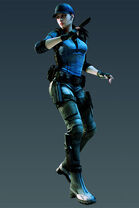 Jill Valentine (Resident Evil) thanks Delta Force and later BSSA training has gained peak physical prowess allowing her to take on foes three times her size.