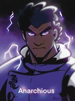 Anarchious.png (329 KB) As descendent of the Orishas Oya & Shango, Anarchious (Judgement Day) has dominion over the lightning.