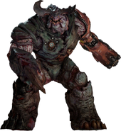 The Cyberdemon (Doom) is the result of combining advanced technology with the body of a Baalgar Demon.