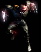 Fulgore (Killer Instinct) with retractable blades at the wrists.