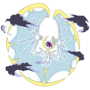 Lunala is a being composed of light.