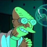 Hubert J. Farnsworth (Futurama) is a superb if amoral scientist who's Pesudoscience has saved the universe multiple times as well as almost caused its destruction.