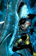 Wolverine (Marvel Comics) Goes Fishing.