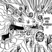 Cherish and Nicole’s (Zatch Bell!) spells each generate different forms of crystal to attack their opponents.