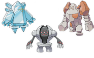 The Regi Trio (Pokemon): Regice, Regirock, and Registeel