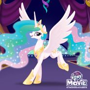 Princess Celestia (My Little Pony Series) saw a vision of Tirek who escaped from Tartarus and stealing magic from a male unicorn pony through her dream that currently happened.