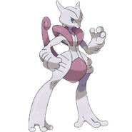 Using Mewtwonite X, Mewtwo (Pokémon) can transform into Mega Mewtwo X, Augmenting it's abilities and turning it's limbs elastic.