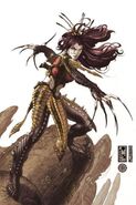 Lady Deathstrike (Marvel) is a powerful fighter with her claws.