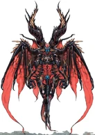 Vazdah (Ninja Gaiden 2) is a powerful Archfiend ruler of Fiends that possesses omnipotent and omniscient powers that can be felt on a universal scale.