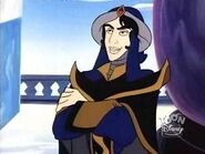 As both a Sorcerer and ruler of the Land of the Black Sand, Mozenrath (Aladdin: The Animated Series), can utilize the sand of his realm in a number of ways.