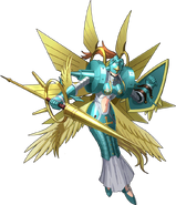 Eden's Javelin (Digimon) is the sacred weapon of Ophanimon, able to radiate purifying beam of light.