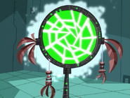 The Fenton Ghostcatcher (Danny Phantom) is a dreamcatcher-like device capable of expelling ghosts from whatever passes through it...